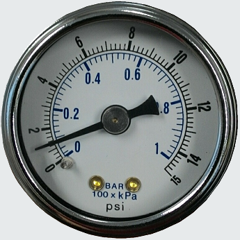 15psi Max Gauge