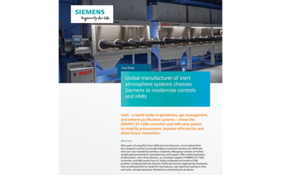 Inert Partners with Siemens for Optimal Automation of Gas Management System Controls